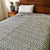 Monochrome Diamonds Kantha Quilt / Bedspread