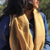 Marigold Eri Silk / Ahimsa Silk / Peace Silk handwoven 100 % natural fibre eco friendly Scarf
