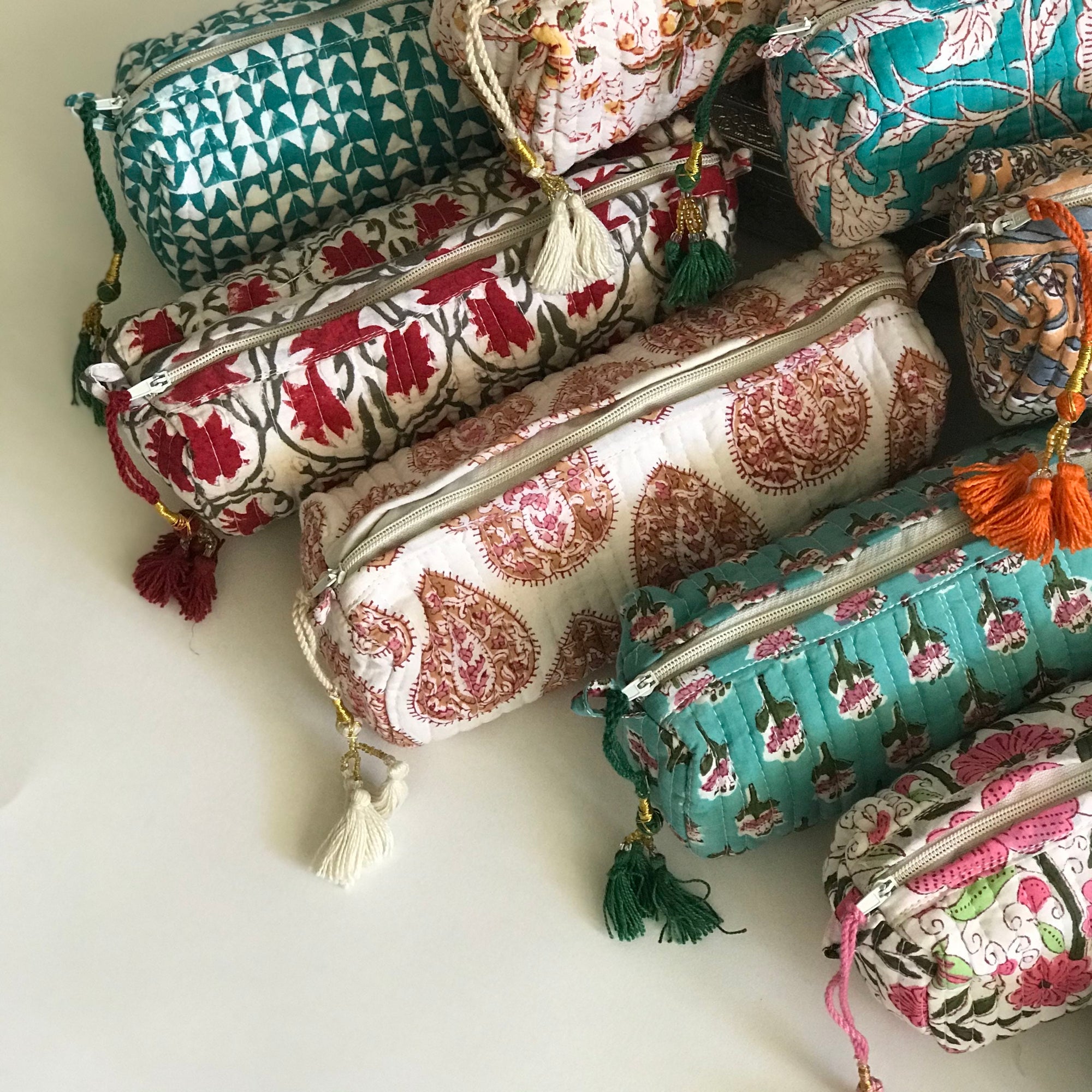 Handcrafted Pencil Cases / Small Make up Bags